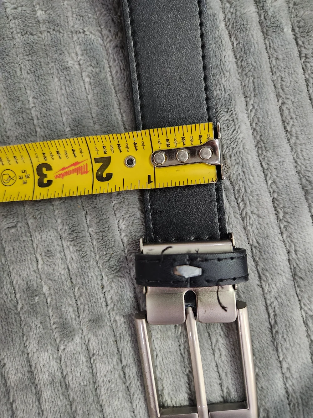 Oobe Black Unisex  black Leather Barton Belt Size M Approx. 40 in Everyday Use
